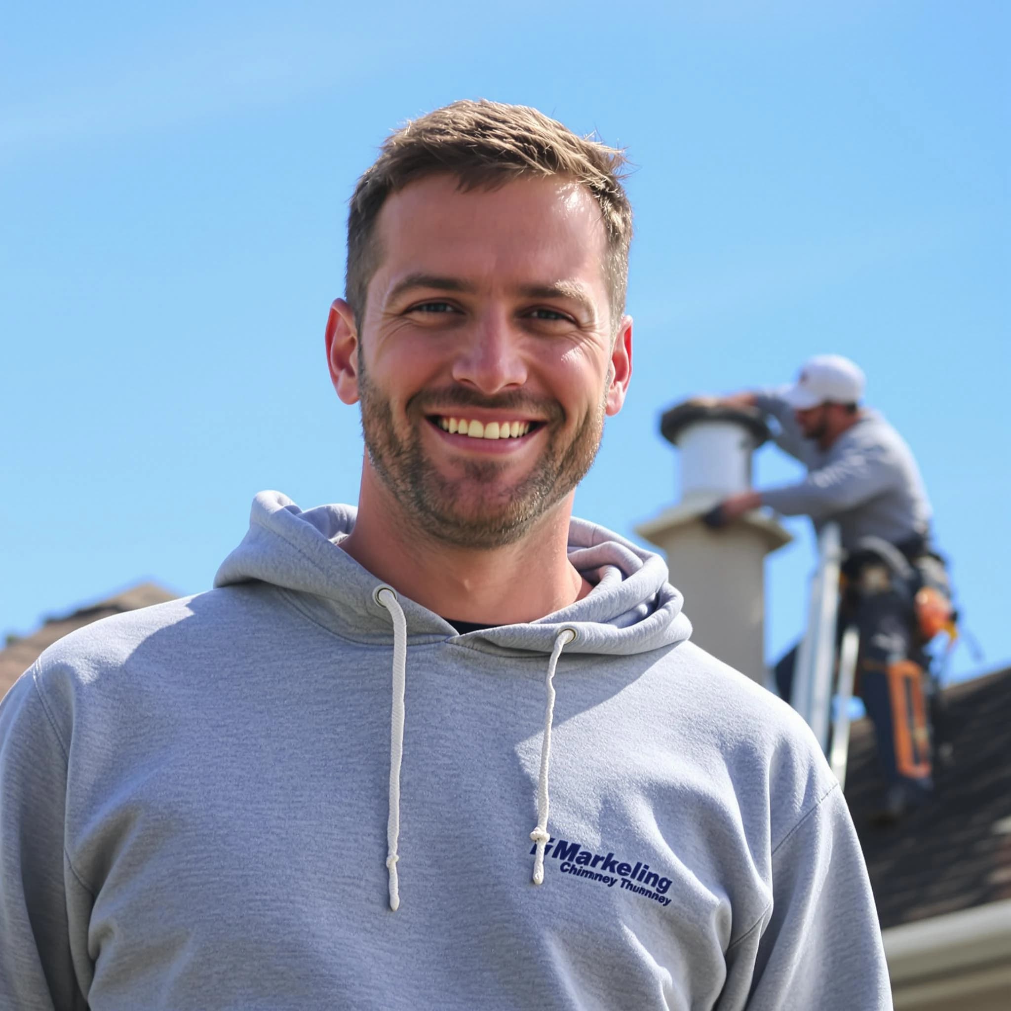 The Sandy Chimney Sweep team.