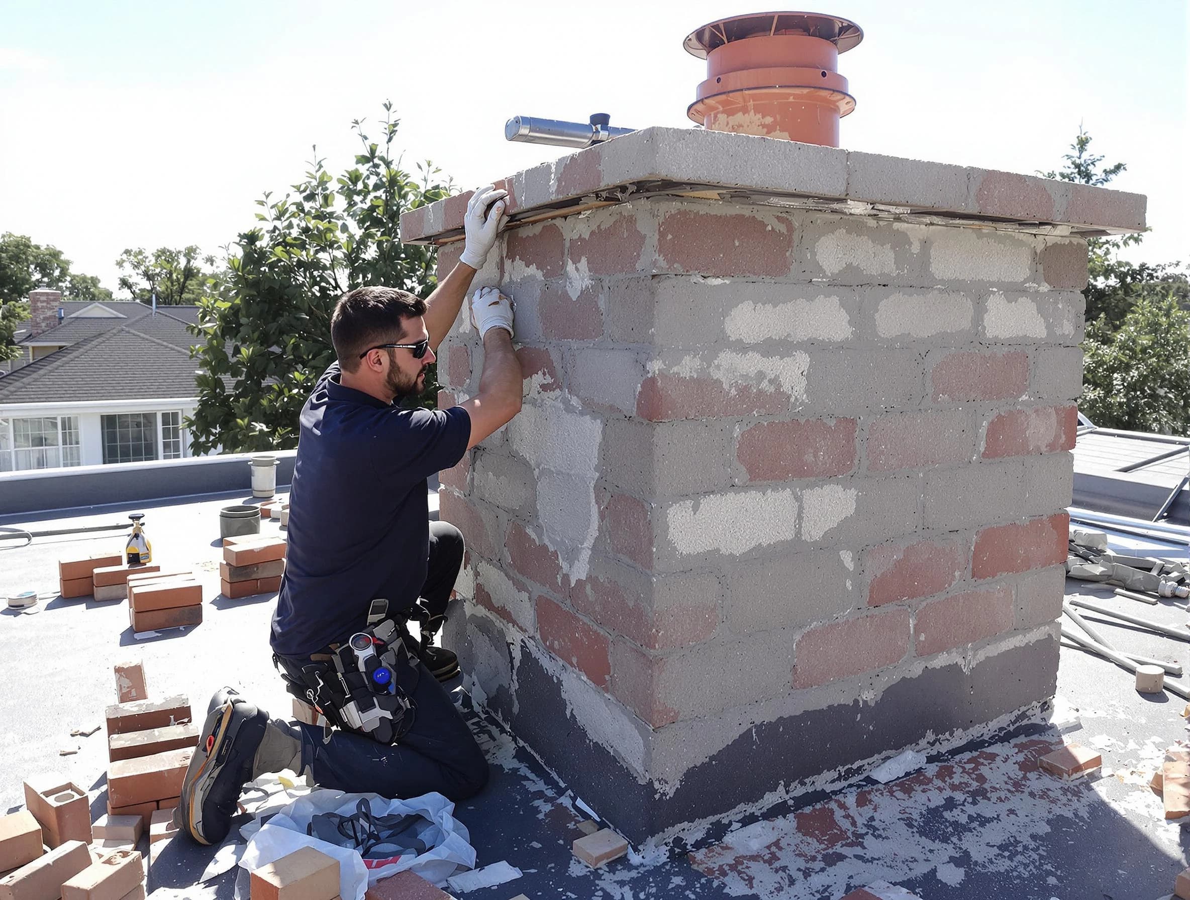 Advanced chimney repair process by Sandy Chimney Sweep in Sandy, UT