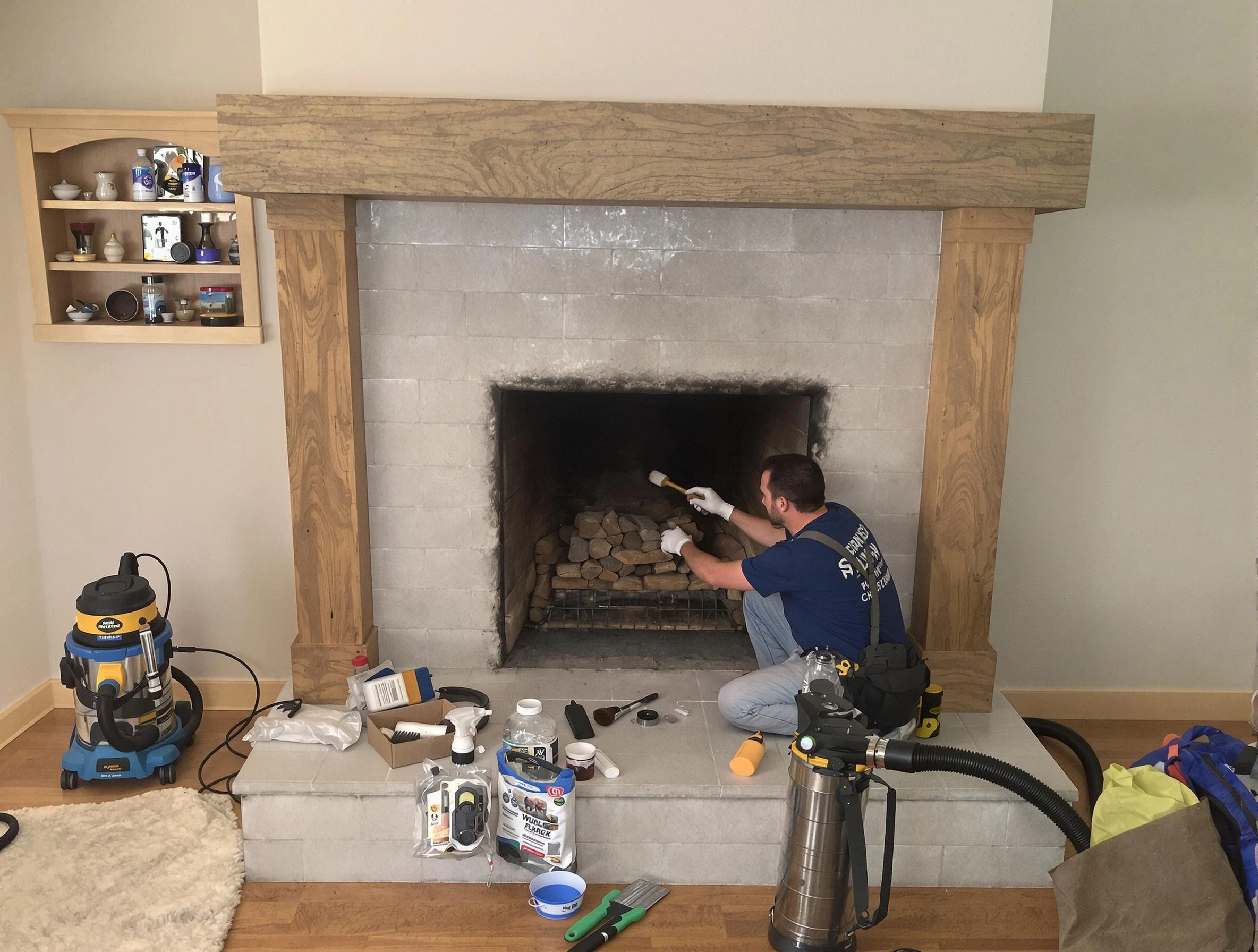 Detailed creosote removal process by Sandy Chimney Sweep in Sandy, UT